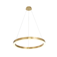Lampy sufitowe - Light Prestige Lampa wisząca pierścień MIDWAY duży śr.80 cm 30W złoty LP-033/1P L GD Shiny - miniaturka - grafika 1