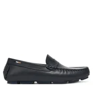 Buty dla chłopców - Mokasyny BOSS J51651 S Granatowy - miniaturka - grafika 1