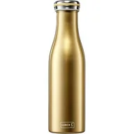 Termosy - Lurch Butelka termiczna stalowa 0,5 l złota metaliczna LU-00240853 - miniaturka - grafika 1