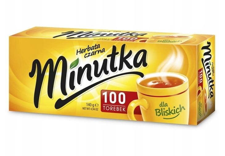 Herbata czarna ekspresowa Minutka 140 g 100 torebek