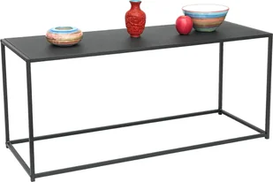 DanDiBo Stolik Kawowy Czarny Metalowy Kwadratowy 110x50x40 cm Stolik Boczny Pokój Dzienny 96470 Stolik Sofa Stolik Pokój Dzienny Stolik Nowoczesny - Ławy i stoliki kawowe - miniaturka - grafika 1