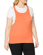 Koszulki i topy damskie - Urban Classics TB462 Damski sportowy T-shirt damski Luźny Burnout Tanktop, pomarańczowy neonowy, L - miniaturka - grafika 1