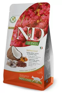 Farmina N&D Cat Quinoa Skin&Coat Herring 5 kg - Sucha karma dla kotów - miniaturka - grafika 1