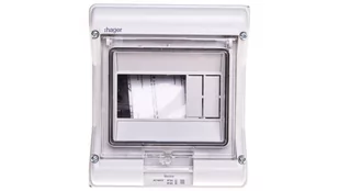 Hager Rozdzielnica VECTORII IP65 1 x 6MOD VE106L - Rozdzielnie elektryczne - miniaturka - grafika 1