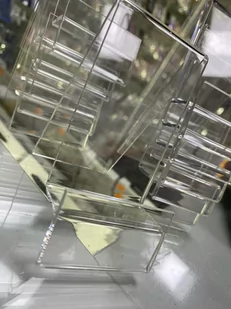 Podstawka Pionowa Plexi Z Zakładką Na Cenę 9X5 - Pozostałe akcesoria do telefonów - miniaturka - grafika 1