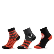 Skarpetki dla dzieci - Zestaw 3 par wysokich skarpet dziecięcych adidas HZ2915 Szary - miniaturka - grafika 1