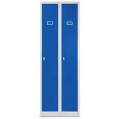 Szafki BHP - Domator24 Socjalna szafa BHP na odzież dwukomorowa 21BA - miniaturka - grafika 1