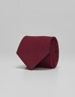 Krawaty i muchy męskie - Krawat seta&cottone 73 czerwony - miniaturka - grafika 1