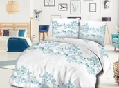 Pościel - Pościel bawełniana 160x200 jasny wzór - miniaturka - grafika 1