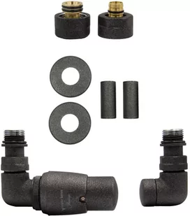Varioterm Zawór termostatyczny trójosiowy Vision All in One - antracyt alu-pex - PEX 16 mm lewy AVIGS0215CFK/L(PEX) - Zawory i kraniki - miniaturka - grafika 1