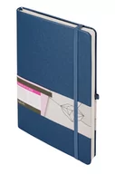Szkolne artykuły papiernicze - Notes A5 Kratka Rubi Niebieski ANTRA - miniaturka - grafika 1