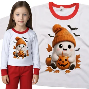Piżama dziecięca Duszek W Pomarańczowej Czapce Halloween 98/104 - VoloDonum - Piżamy dla dziewczynek Piżama dziecięca Duszek W Pomarańczowej Czapce Halloween 98/104 - VoloDonum - Piżamy dla dziewczynek - miniaturka - grafika 1