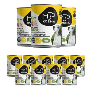 Koema Bogata w kaczkę 12x400g - Mokra karma dla psów - miniaturka - grafika 1