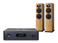 Zestawy stereo - NAD C 399 (czarny) + Majik 140 (dąb) - miniaturka - grafika 1