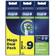 Końcówki do szczoteczek elektrycznych - Oral-B CROSS ACTION Końcówki Wymienne Szczoteczka Elektryczna 9 Główek - miniaturka - grafika 1