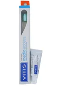 Szczoteczki do zębów - Vitis Pharma szczoteczka Medium średnio-miękka P1410 - miniaturka - grafika 1
