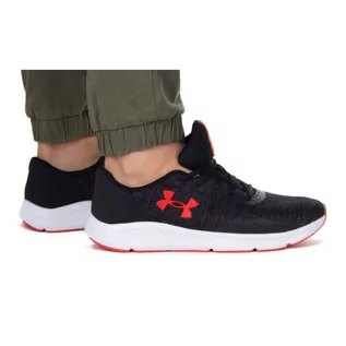 Buty sportowe męskie - Buty Under Armour Charged Pursiut 3 Twist M 3025945-002 czarne - grafika 1