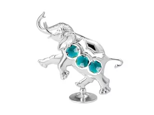 Crystocraft, miniaturka-figurka chromowana SWAROVSKI/SŁOŃ/SŁONIK - Figurki dekoracyjne - miniaturka - grafika 1