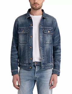 Replay męska kurtka sztruksowa, 009 Medium Blue, L - Kurtki męskie - miniaturka - grafika 1