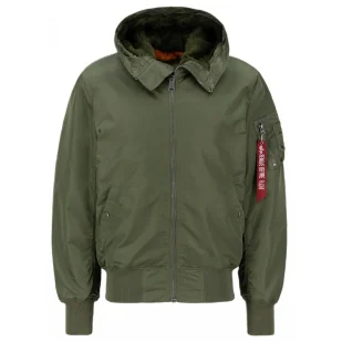 Kurtka z kapturem Alpha Industries MA-1 158104 01 - Sage Green L - Odzież taktyczna i umundurowanie - miniaturka - grafika 1