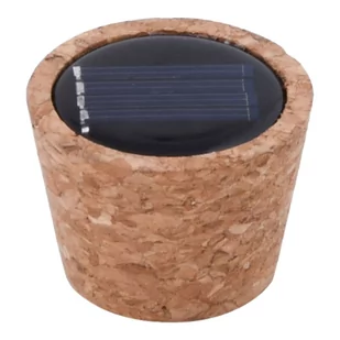 Lampa solarna LED w korkowym pojemniku Esschert Design - Donice - miniaturka - grafika 1