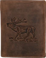 Portfele - Greenburry - Vintage Animal - portfel męski - brązowy - miniaturka - grafika 1