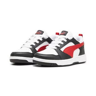 Buty Sportowe Dziecięce Puma Rebound V6 Lo Ps - Buty dla dziewczynek - miniaturka - grafika 1