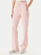 Spodnie sportowe damskie - Guess Spodnie dresowe V3RB21 K7UW2 Różowy Regular Fit - miniaturka - grafika 1