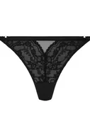 Majtki damskie - Hunkemöller Stringi z wycięciem Sabrina Czarny - miniaturka - grafika 1