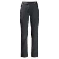 Spodnie damskie - Jack Wolfskin Damskie spodnie z kamieni Geigelstein, czarne, 38/L - miniaturka - grafika 1