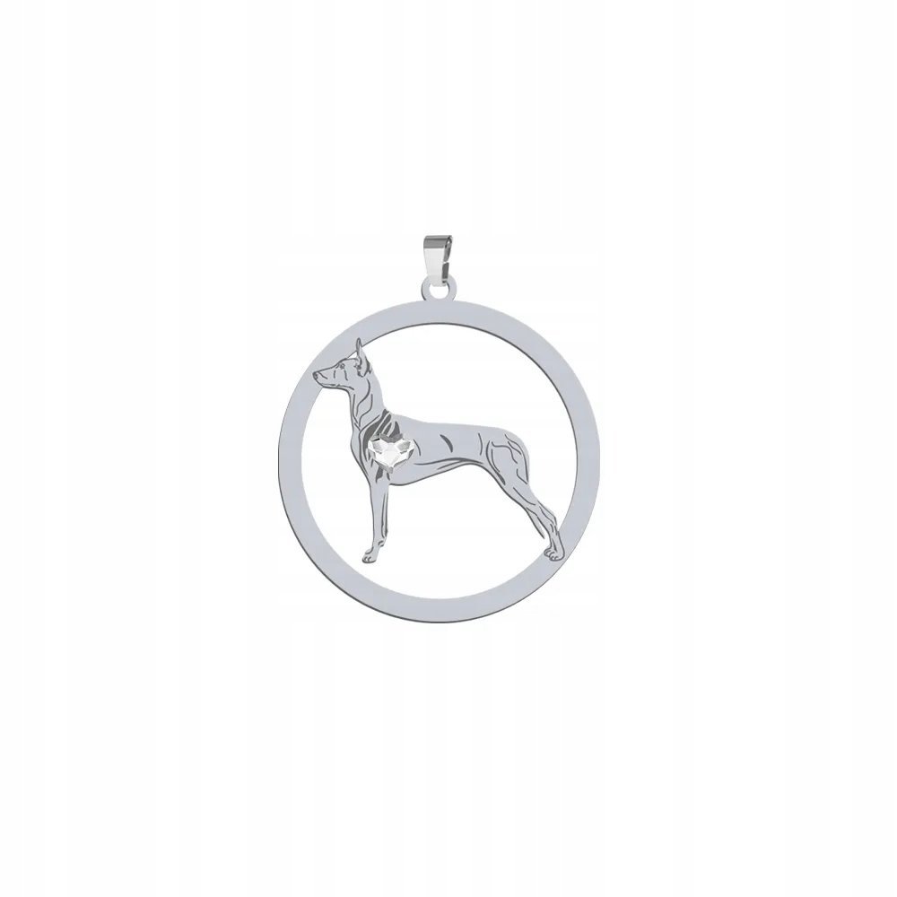 Zawieszka Srebrna z psem Pharaoh Hound SREBRO 925 Biżuteria Kobieta GRAWER