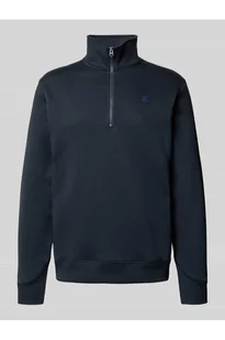 Bluza z kołnierzem zapinanym i wyhaftowanym logo - G-Star Raw - Bluzy męskie - miniaturka - grafika 1
