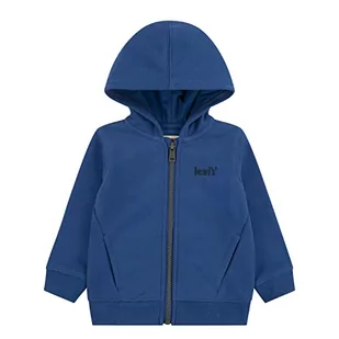 Levi's Lvb Logo Full Zip Hoodie Baby, Limoges, 9 miesięcy - Bluzy i sweterki niemowlęce - miniaturka - grafika 1