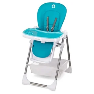 Lionelo Krzesełko do karmenia Linn Plus Tourquise GXP-622421 - Zestawy naczyń dla dzieci - miniaturka - grafika 1