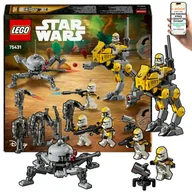 Klocki - ZESTAW LEGO STAR WARS™ Dla Chłopca (75431) – ARMIA ŻOŁNIERZY-KLONÓW vs SUPERDROIDY – BITWA Z "ZEMSTY SITHÓW" Prezent Dla Chłopca Lego + EBOOK-1 - miniaturka - grafika 1