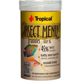 Pokarm dla ryb Insect Menu granules S 100 ml 54 g - Pokarm dla ryb - miniaturka - grafika 1