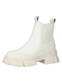 Botki damskie - Steve Madden Skórzane sztyblety w kolorze białym - miniaturka - grafika 1