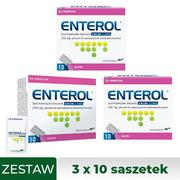 Układ pokarmowy - Zestaw ENTEROL - 250 mg, 3 x 10 saszetek - miniaturka - grafika 1