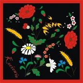 Szkolne artykuły papiernicze - Naklejka haft kociewski (czarna) - miniaturka - grafika 1