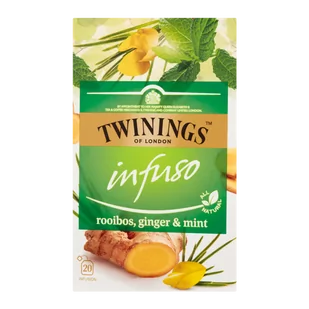 Twinings Infuso Rooibos Imbir Mięta ex20 TW.INF.ROOI.IMB.M20 - Herbata - miniaturka - grafika 1