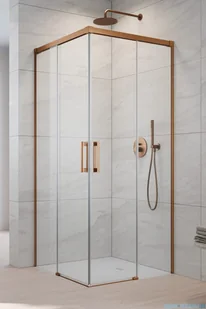 Radaway Idea Kdd Brushed Copper kabina 75x75cm szczotkowana miedź 387066-93-01L/387066-93-01R - Kabiny prysznicowe Radaway Idea Kdd Brushed Copper kabina 75x75cm szczotkowana miedź 387066-93-01L/387066-93-01R - Kabiny prysznicowe - miniaturka - grafika 1