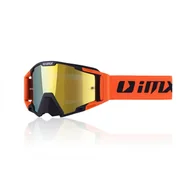 Gogle i okulary motocyklowe - Gogle IMX Sand Black Orange Matt Orange Iridium + 2 szyby (jasna i ciemna) w zestawie - miniaturka - grafika 1