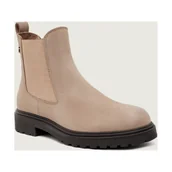 Sztyblety damskie - Tommy Hilfiger Skórzane sztyblety CHELSEA - miniaturka - grafika 1