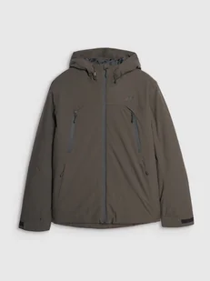 4F Kurtka przejściowa membrana 10000 męska - oliwkowa/khaki 3XL - Kurtki i kamizelki sportowe męskie - miniaturka - grafika 1