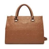 Torebki damskie - Torebka Liu Jo Ecs M Satchel AF5008 E0538 Brązowy - miniaturka - grafika 1