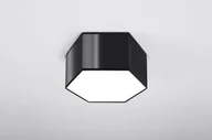 Lampy sufitowe - Sollux Lighting Plafon SUNDE 15 czarny - miniaturka - grafika 1