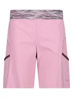 Spodnie sportowe damskie - CMP Szorty funkcyjne w kolorze jasnoróżowym - miniaturka - grafika 1