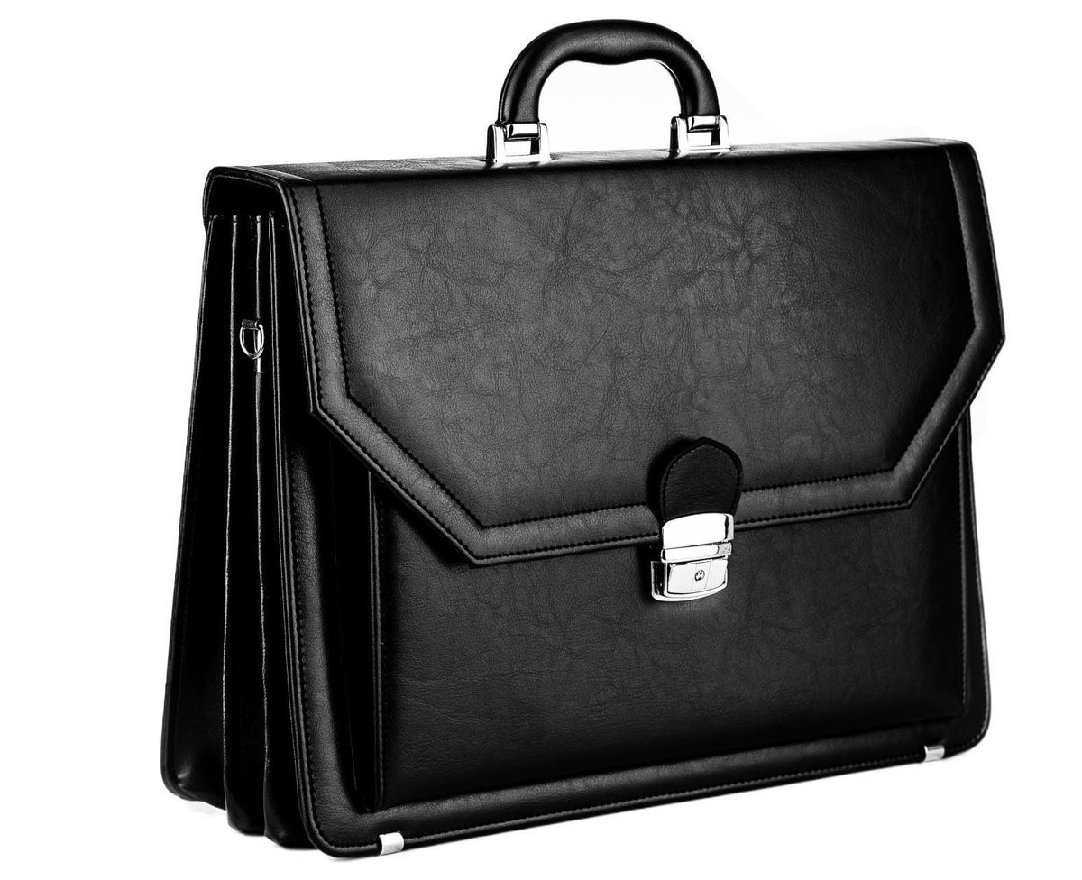 Pojemna męska aktówka Tizano T01 czarna