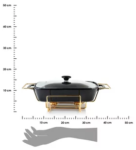MODERN KITCHEN Naczynie z podgrzewaczem 2,1L 41,5x25,6x15cm - Piece, kotły i płyty grzejne gastronomiczne MODERN KITCHEN Naczynie z podgrzewaczem 2,1L 41,5x25,6x15cm - Piece, kotły i płyty grzejne gastronomiczne - miniaturka - grafika 4
