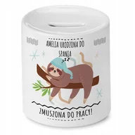 Skarbonki - Skarbonka dla Amelii na Urodziny Idealny Prezent z Nadrukiem ze Zdjęciem + Opakowanie na prezent (wzór 04) - miniaturka - grafika 1